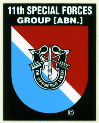 11th Special Forces Group (ABN) (2"x2.5")