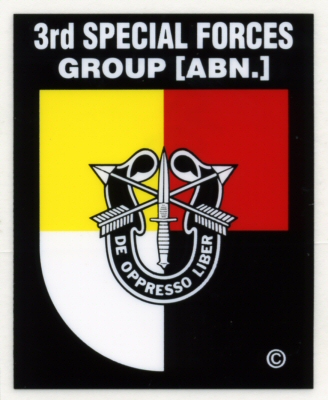 3rd Special Forces Group (ABN) (2"x2.5")